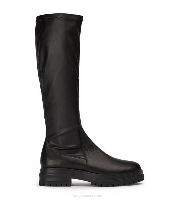 kniehohe Stiefel| de Tony Bianco Frauen Waze-Kalbsstiefel schwarzes venedig/schwarzes venezia 4624429